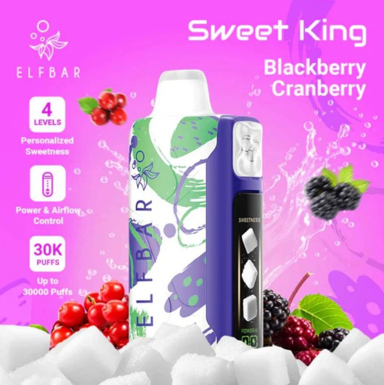 ELF BAR Sweet King 30000 Puffs Disposable Vape – 30,000 Puffs, Rechargeable