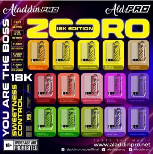 ALADDIN PRO ZOORO 18K Puff [Disposable]