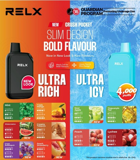 RELX Crush Pocket 4000puffs