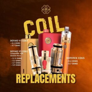 DOTMOD OCC REPLACEMENT COIL. DOTAIO V1 COILS DOTAIO V2 COILS DOTSTICK COILS