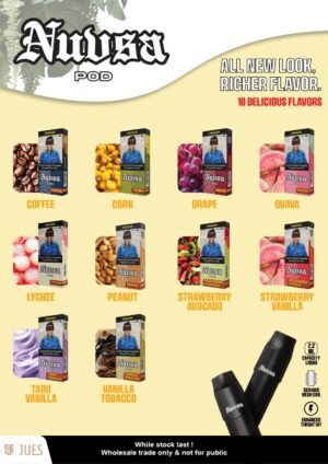 NUVSA POD 2.2ML CARTRIDGE FLAVOR (Nano Compatible) Nano Pakai