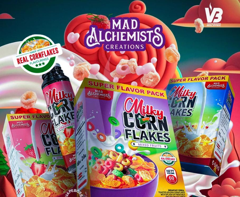 MAD ALCHEMIST CORNFLAKE FREEBASE CREAMY SERIES 60ML - Image 3