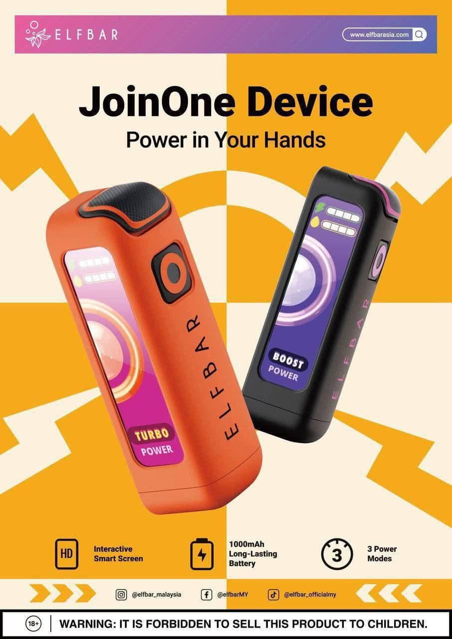 ELF BAR JOINONE DEVICE | EMPTY CARTRIDGE SWAP 25K PUFFS - Image 4
