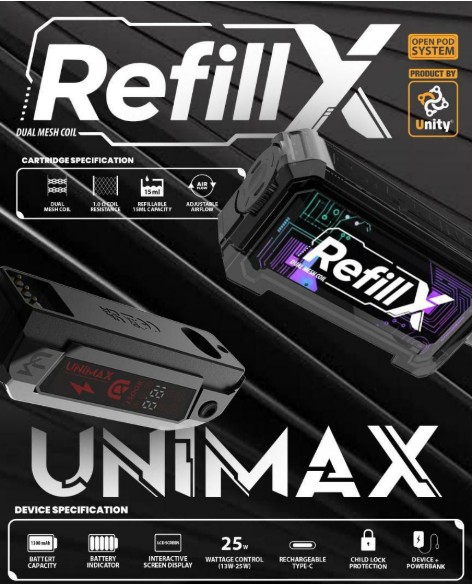 UNIMAX DEVICE COMPITABLE UNPLUG OFFGRID RELOAD / OFFCUBE