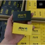 SKUL BATTERY 18650 3.7V 3400MAH 50A (YELLOW) and 18650 3.7V 2600MAH 40A (BLACK)