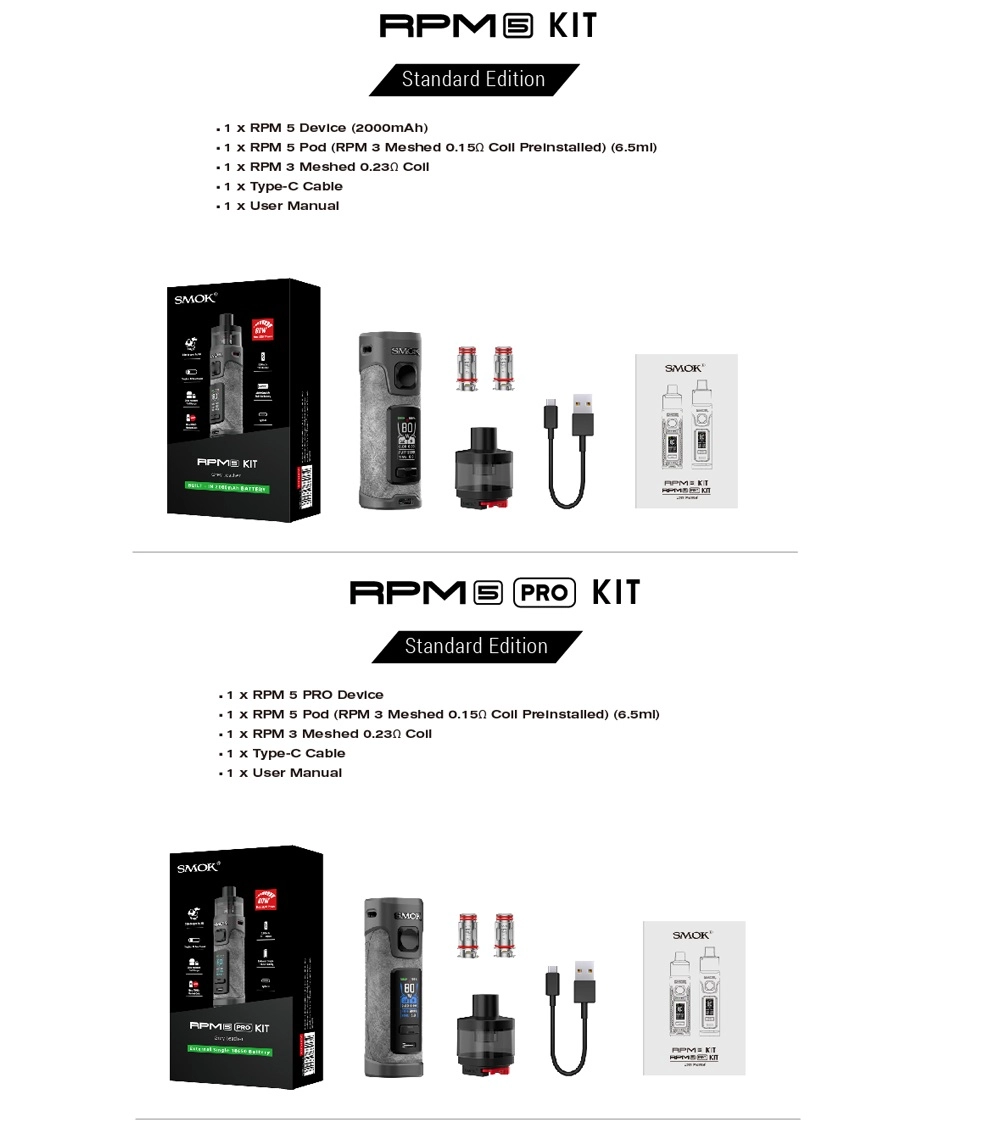 SMOK RPM 5 / SMOK RPM 5 PRO - Image 4