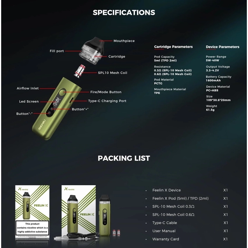 Nevoks Feelin X Pod Kit - Image 2