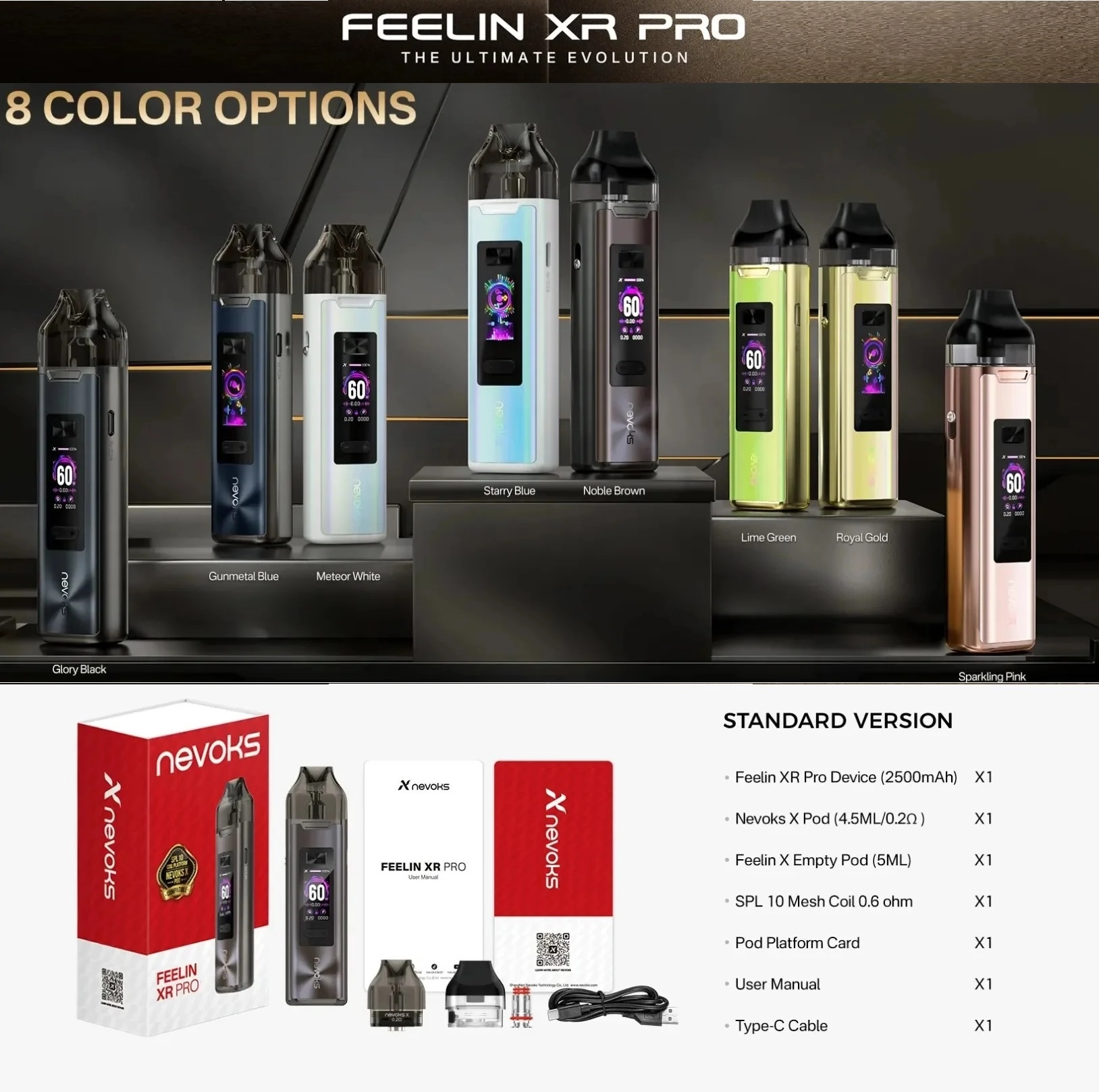 Nevoks Feelin XR Pro Pod Kit