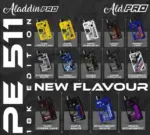 Aladdin Pro PE511 18K 18000 Puffs DSP Pod Fullset and Cartridge
