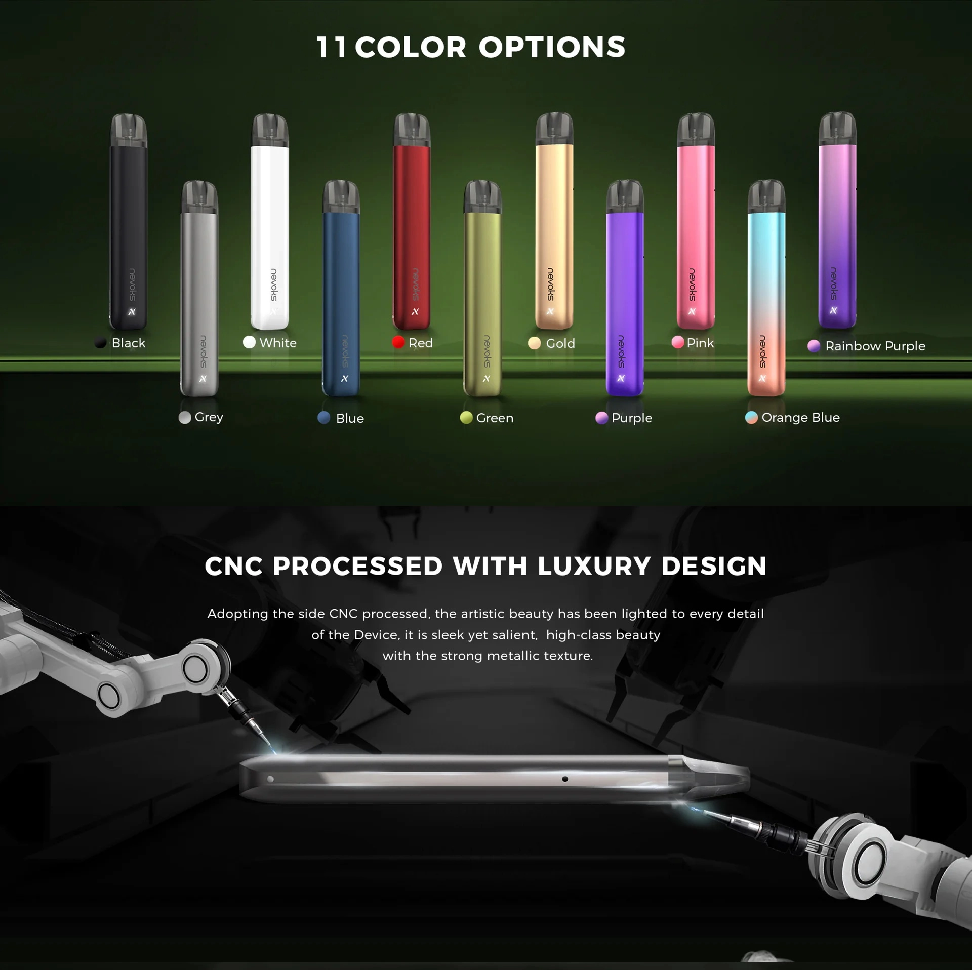 Nevoks APX S1 Pod Kit — 500mAh Battery 7-18W - Image 2