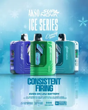 AKSO SUPA NOVA (new add 6 ICY) 12K Puffs